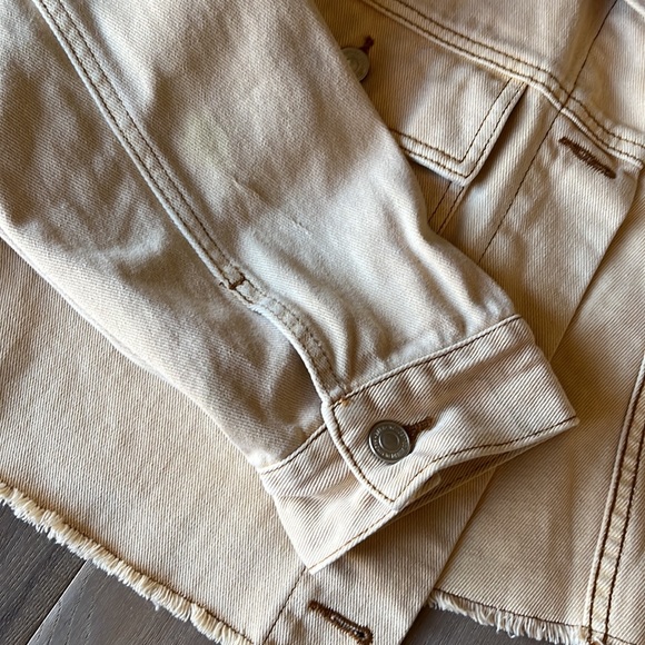 Zara cream cropped jacket - Picture 4 of 7